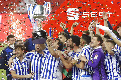 APTOPIX Spain Soccer Copa del Rey